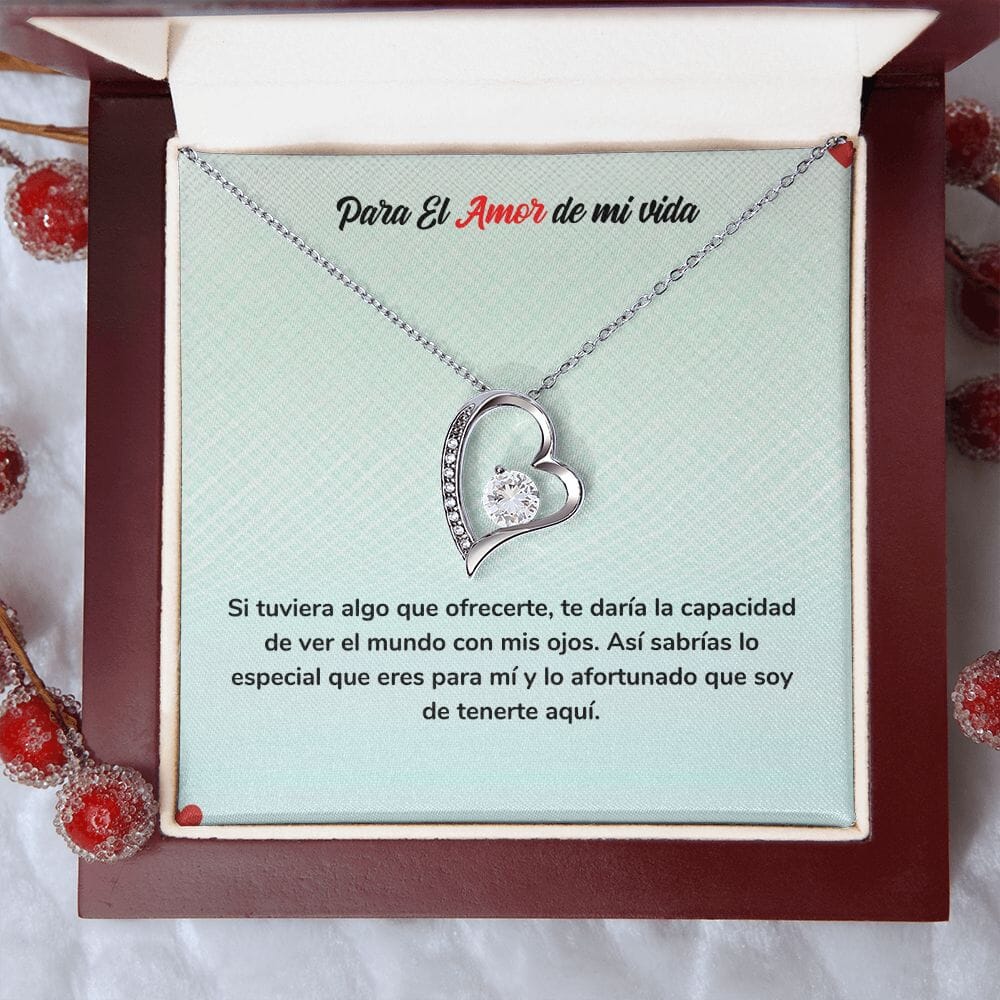Para Siempre Amor - Regalo de Amor con Collar Jewelry 