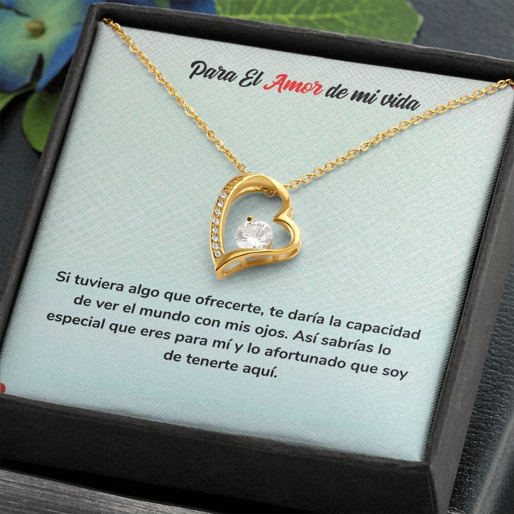 Para Siempre Amor - Regalo de Amor con Collar Jewelry 