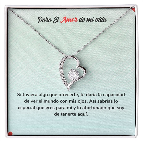 Para Siempre Amor - Regalo de Amor con Collar Jewelry 