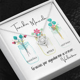 Para Teacher, maestra, profesora - Collar nudo amor para agradecer a una Teacher. Jewelry ShineOn Fulfillment 