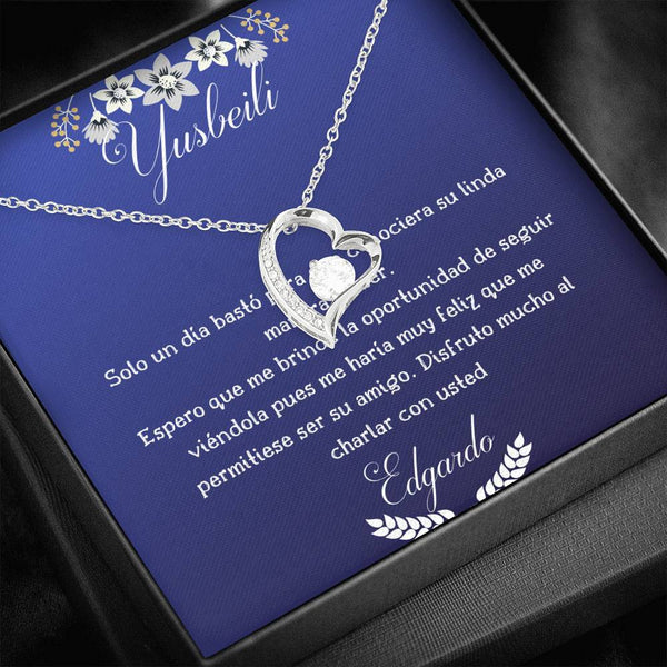 Para Una chica que acabas de conocer - Collar Amor por Siempre -Forever Love Jewelry ShineOn Fulfillment 