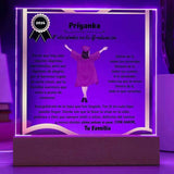 Placa Acrílica Brillante Personalizada para Graduación: El Recuerdo Inolvidable y Exclusivo Acrylic/Square ShineOn Fulfillment 