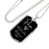 Placa de regalo para papá - Cadena militar Jewelry ShineOn Fulfillment Military Chain (Silver) No 