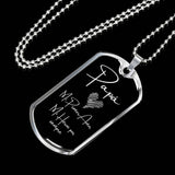 Placa de regalo para papá - Cadena militar Jewelry ShineOn Fulfillment 