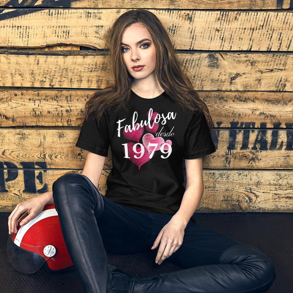 Playera Personalizada -Cumpleaños -> Fabulosa desde El Año . Personaliza Con El Año y la Edad T-Shirt 