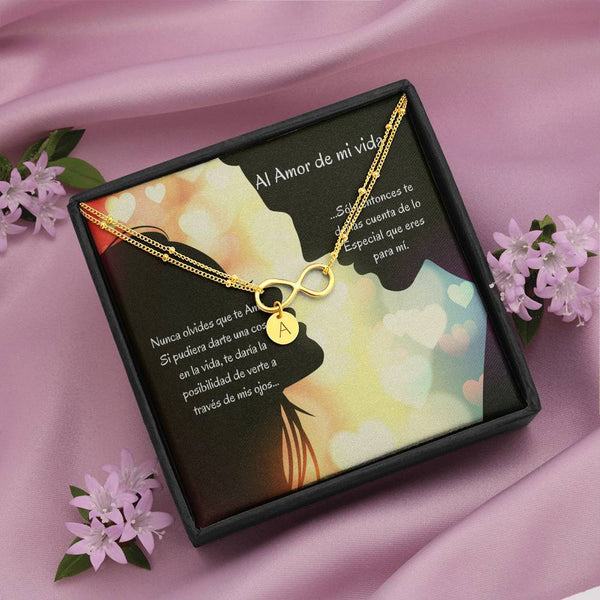 Pulsera para el Amor de tu Vida - Pulsera infintito con letras, escoge entre 1 y 4 letras Jewelry ShineOn Fulfillment 