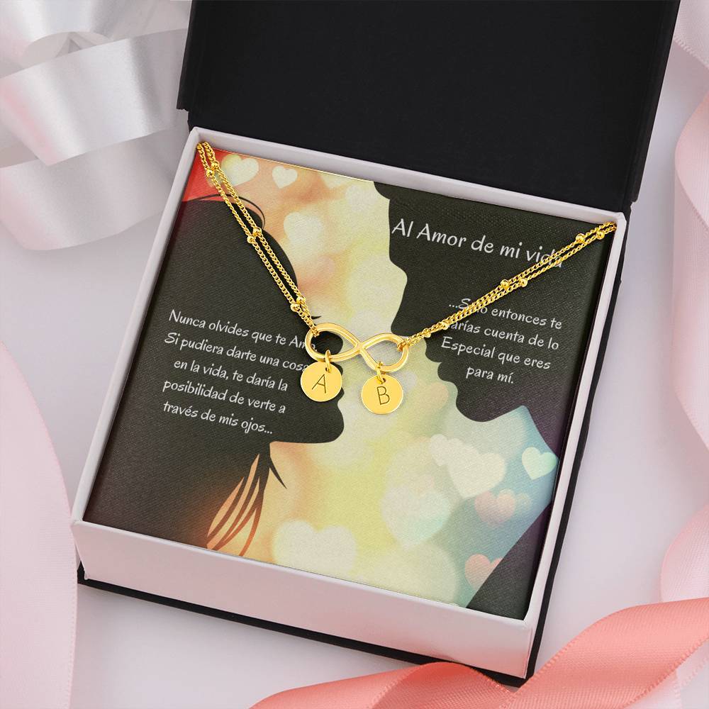 Pulsera para el Amor de tu Vida - Pulsera infintito con letras, escoge entre 1 y 4 letras Jewelry 