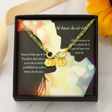 Pulsera para el Amor de tu Vida - Pulsera infintito con letras, escoge entre 1 y 4 letras Jewelry ShineOn Fulfillment Gold Dipped Bracelet + 4 Charms 
