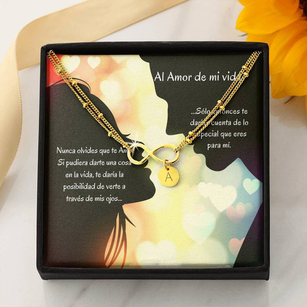 Pulsera para el Amor de tu Vida - Pulsera infintito con letras, escoge entre 1 y 4 letras Jewelry 