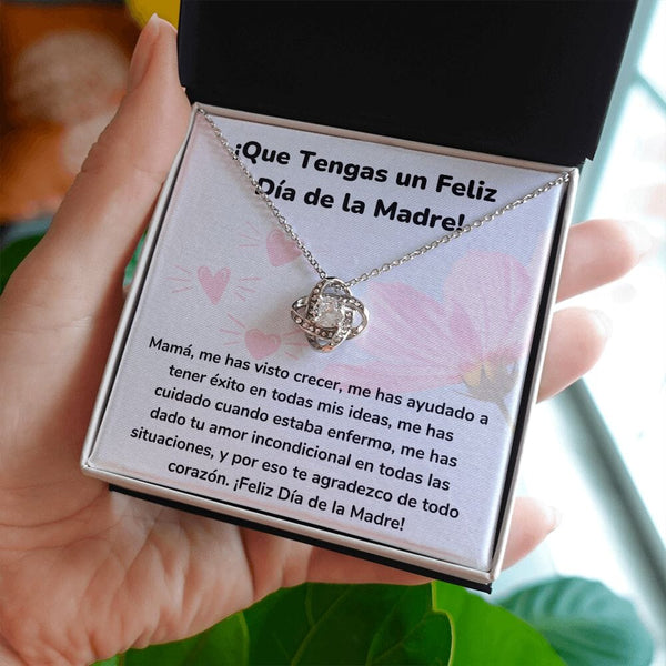 ¡Que Tengas un Feliz Día de la Madre! Collar Para Mamá Nudo de Amor (LoveKnot) Jewelry/LoveKnot 