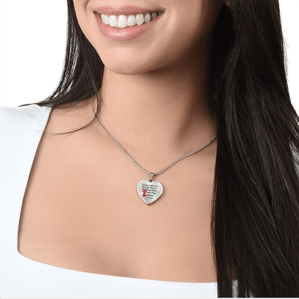 Quizás no pueda darte lo mejor del mundo, Collar en forma de Corazón Jewelry ShineOn Fulfillment 