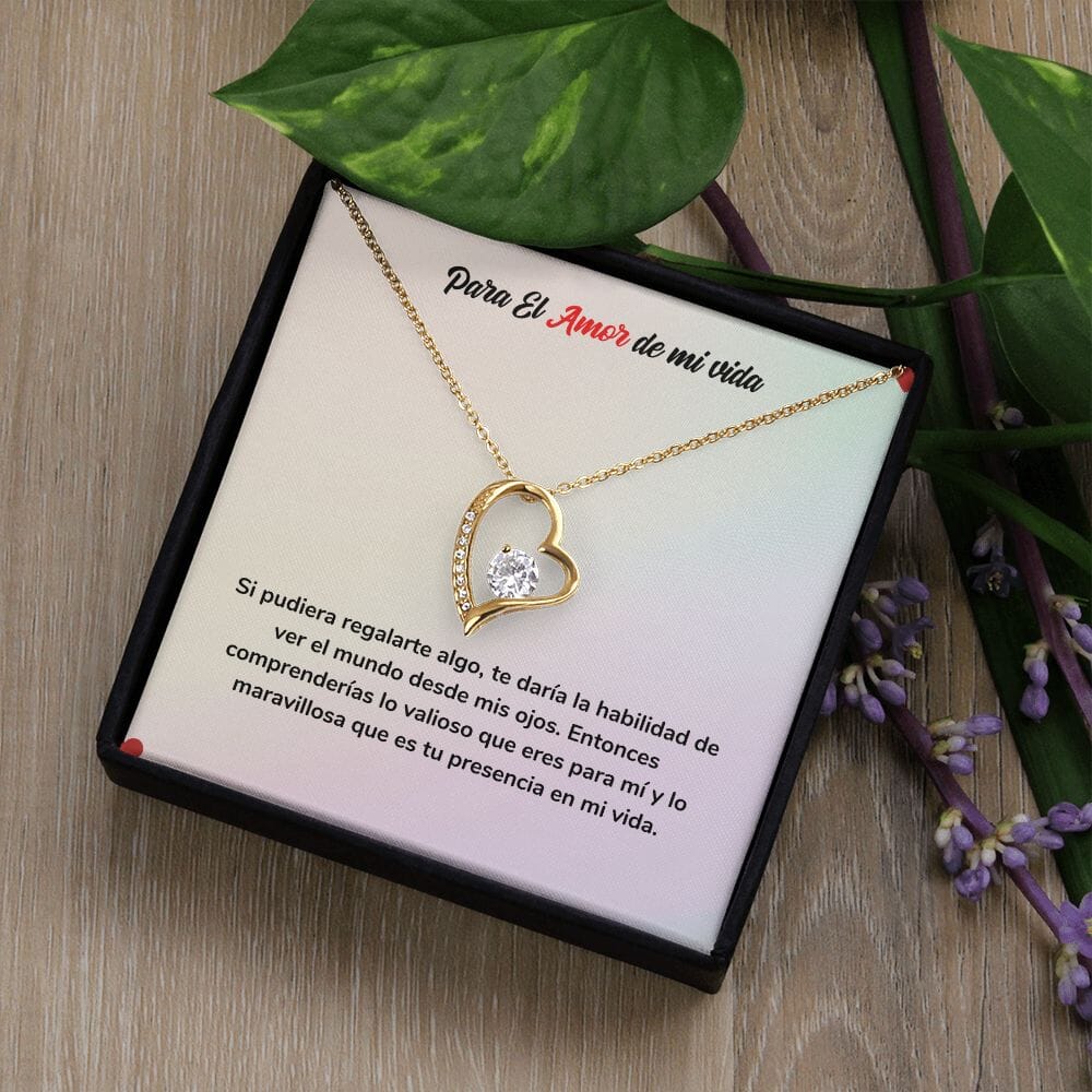 Regalo de Amor para Siempre - Amor Eterno Jewelry ShineOn Fulfillment Acabado en Oro Amarillo de 18 quilates. Cajita Estandard (Gratis) 