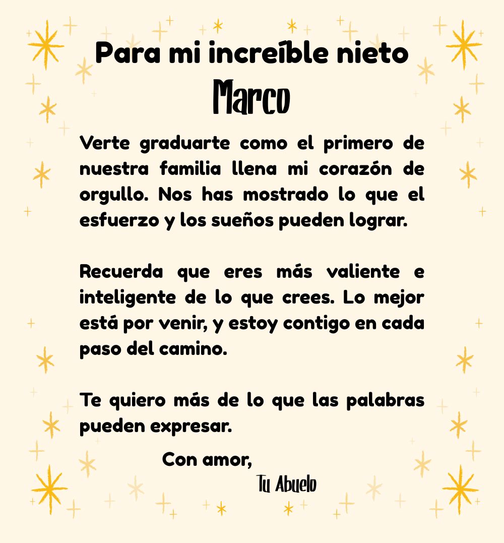 Regalo de Graduación para el Primer Graduado de la Familia - Reloj de Lujo para Nieto Jewelry 