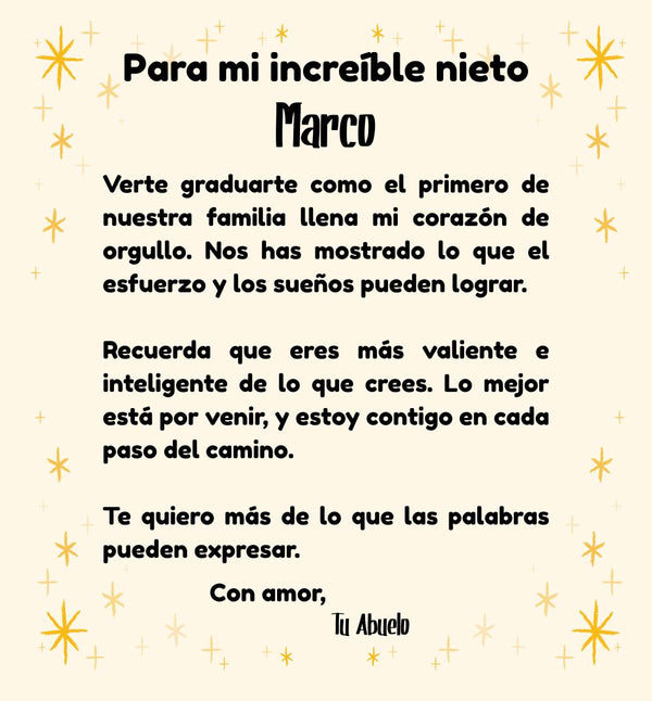 Regalo de Graduación para el Primer Graduado de la Familia - Reloj de Lujo para Nieto Jewelry 