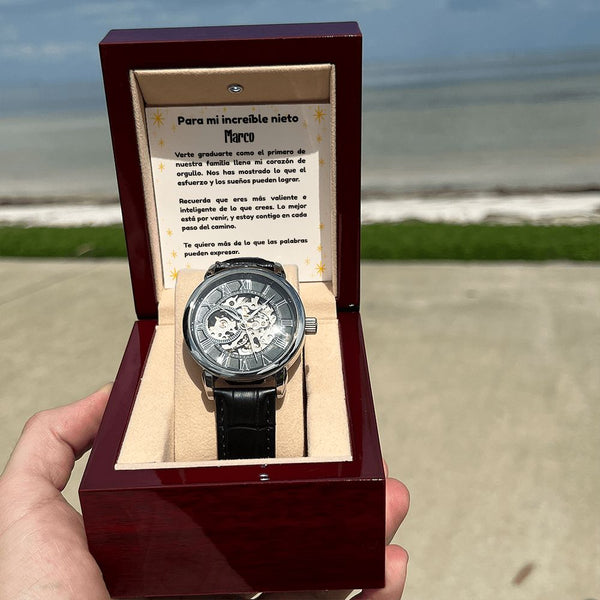 Regalo de Graduación para el Primer Graduado de la Familia - Reloj de Lujo para Nieto Jewelry 