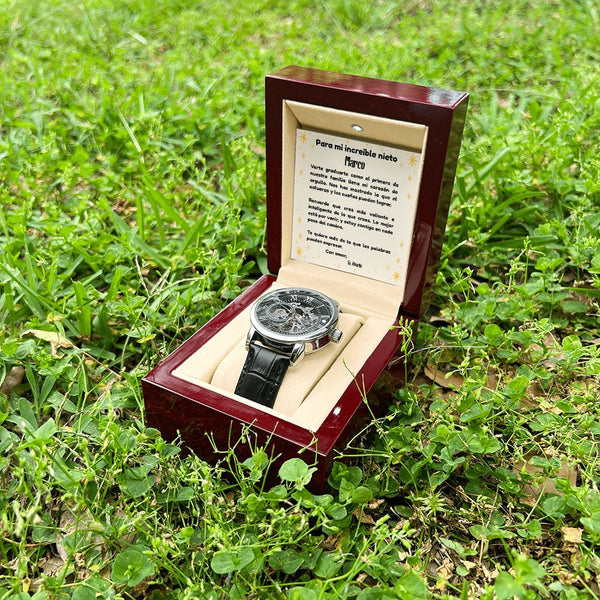 Regalo de Graduación para el Primer Graduado de la Familia - Reloj de Lujo para Nieto Jewelry 