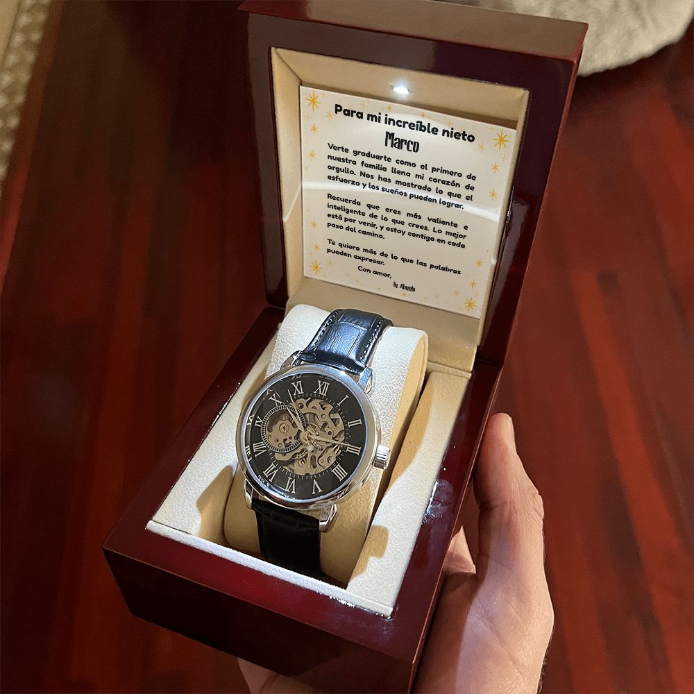 Regalo de Graduación para el Primer Graduado de la Familia - Reloj de Lujo para Nieto Jewelry 
