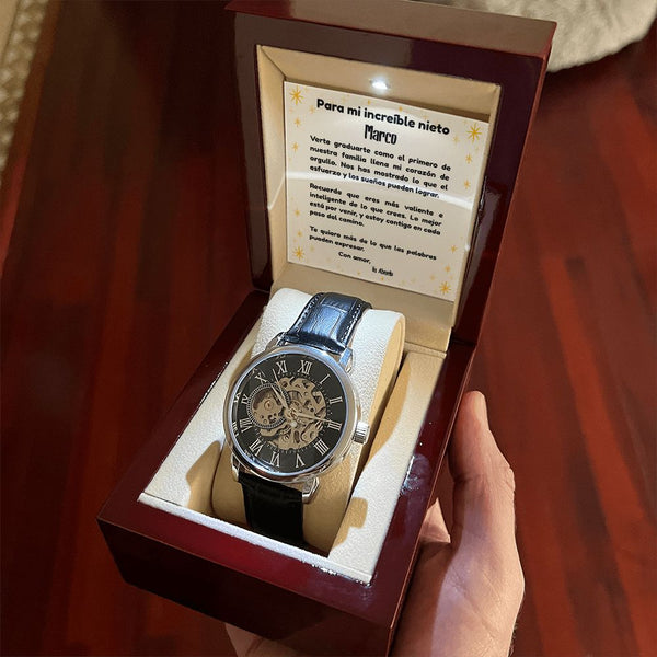 Regalo de Graduación para el Primer Graduado de la Familia - Reloj de Lujo para Nieto Jewelry 