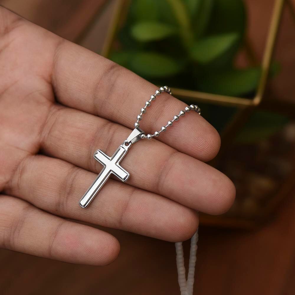 Regalo Inolvidable: Collar con Cruz para Celebrar la Graduación de Tu Hijo. - Personalizada. Jewelry/EngravedCross 