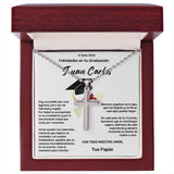 Regalo Inolvidable: Collar con Cruz para Celebrar la Graduación de Tu Hijo. - Personalizada. Jewelry/EngravedCross ShineOn Fulfillment 