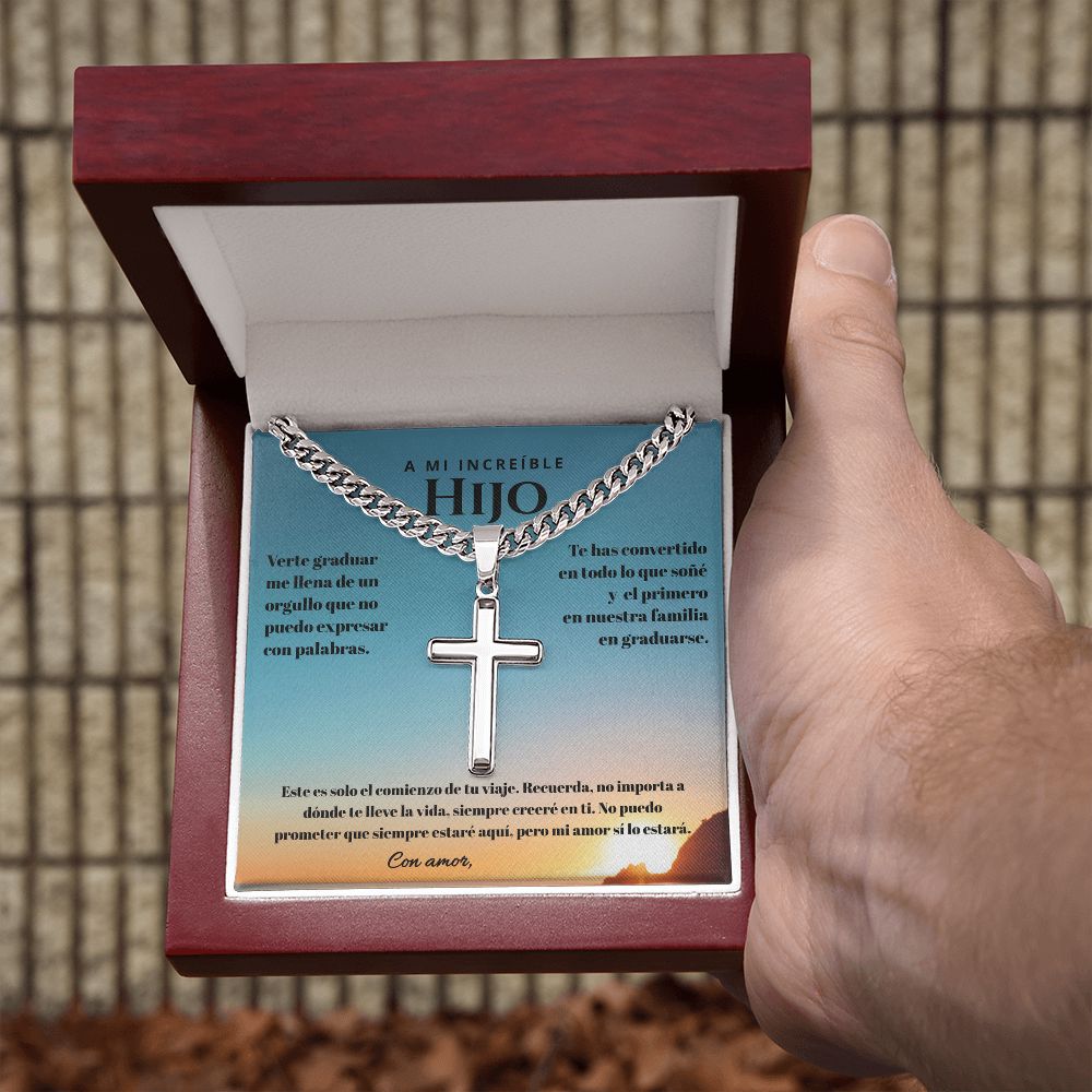 Regalo Inolvidable para un Hijo Valioso - Cadena Personalizada de Graduación Jewelry 