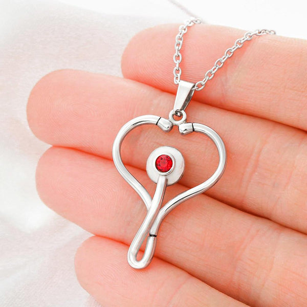 Regalo para el Amor de tu Vida - Collar Estetoscopio para enfermeras, doctoras... Jewelry ShineOn Fulfillment 