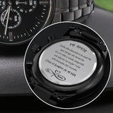 Regalo para el Hombre de tu Vida - Reloj cronógrafo Negro Jewelry ShineOn Fulfillment 