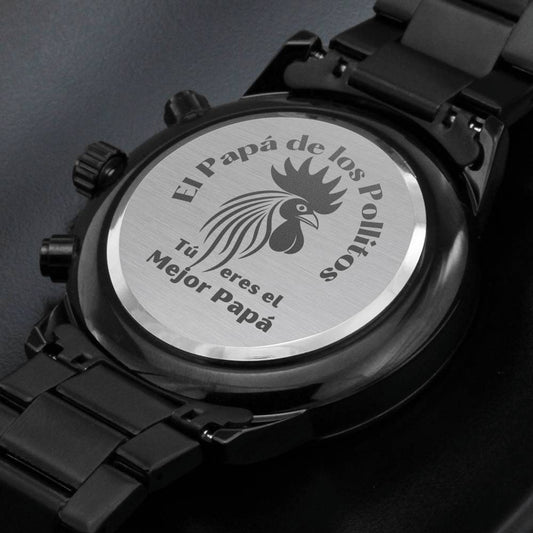 Regalo para El papá de los Pollitos - Reloj de Acero Inoxidable - Jewelry/Watch 