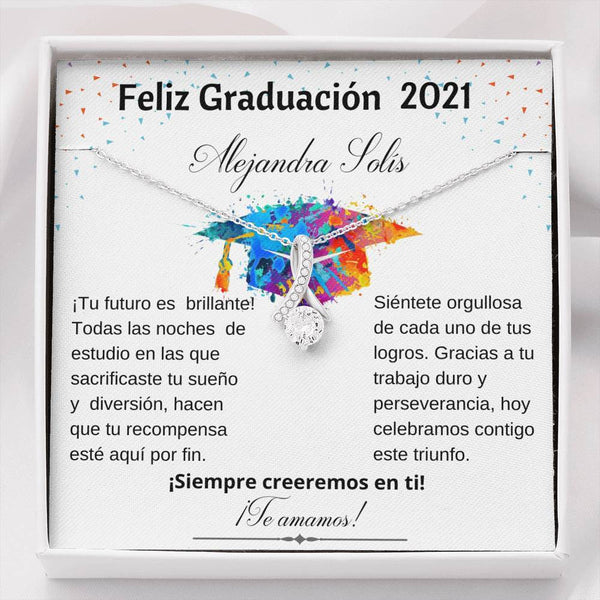 Regalo para Graduación - Collar Alluring con tarjeta personalizada. Jewelry/AlluringBeauty 