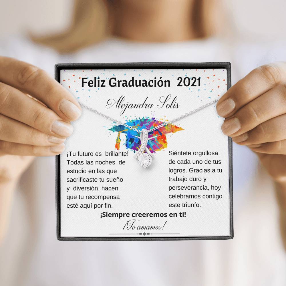 Regalo para Graduación - Collar Alluring con tarjeta personalizada. Jewelry/AlluringBeauty 