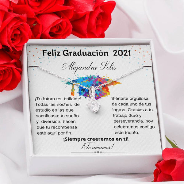 Regalo para Graduación - Collar Alluring con tarjeta personalizada. Jewelry/AlluringBeauty 