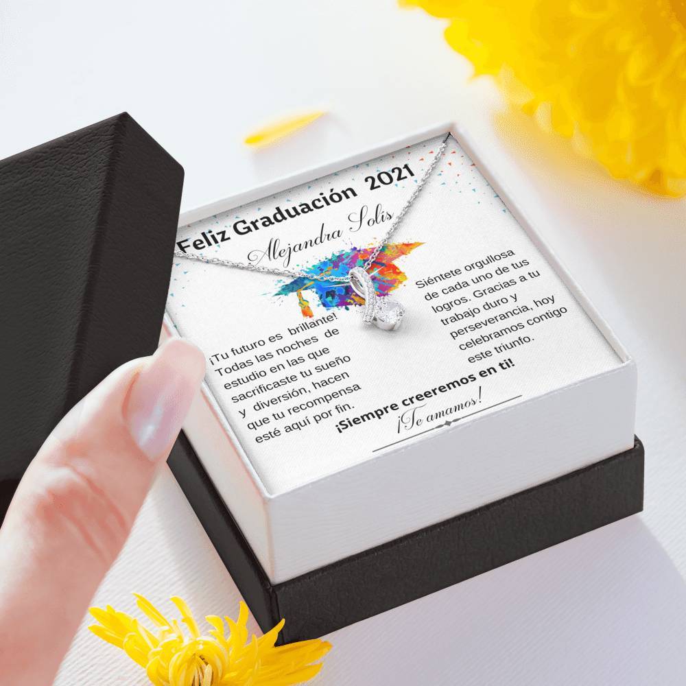 Regalo para Graduación - Collar Alluring con tarjeta personalizada. Jewelry/AlluringBeauty 
