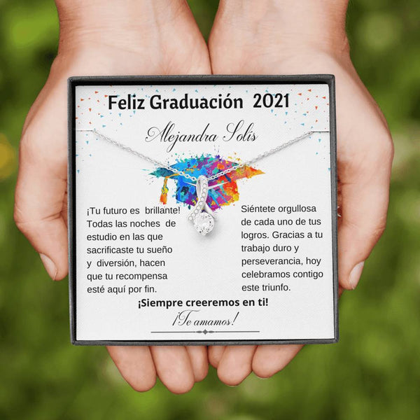 Regalo para Graduación - Collar Alluring con tarjeta personalizada. Jewelry/AlluringBeauty 
