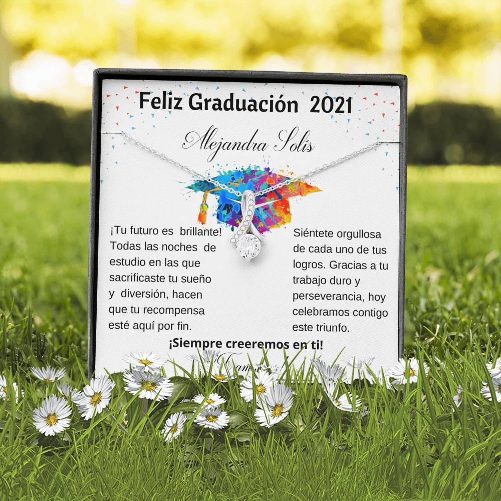 Regalo para Graduación - Collar Alluring con tarjeta personalizada. Jewelry/AlluringBeauty 