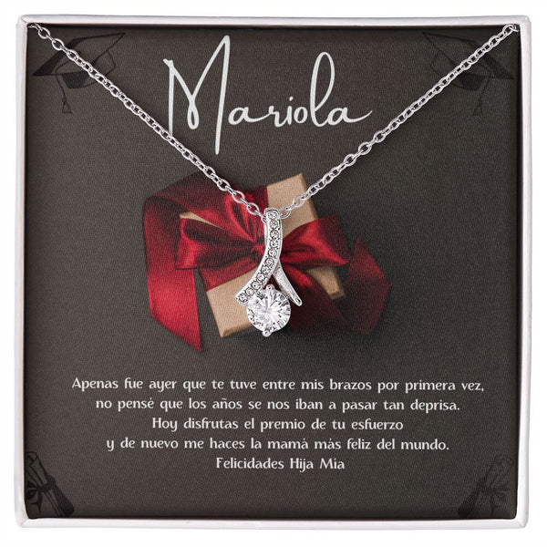 Regalo para Hija en su Graduación - Collar Alluring Jewelry/AlluringBeauty Caja de Regalo Incluida 