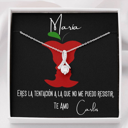 Regalo para la tentación de tu vida - Collar Alluring con caja de regalo y tarjeta personalizada. Jewelry/AlluringBeauty Caja Incluida de regalo 