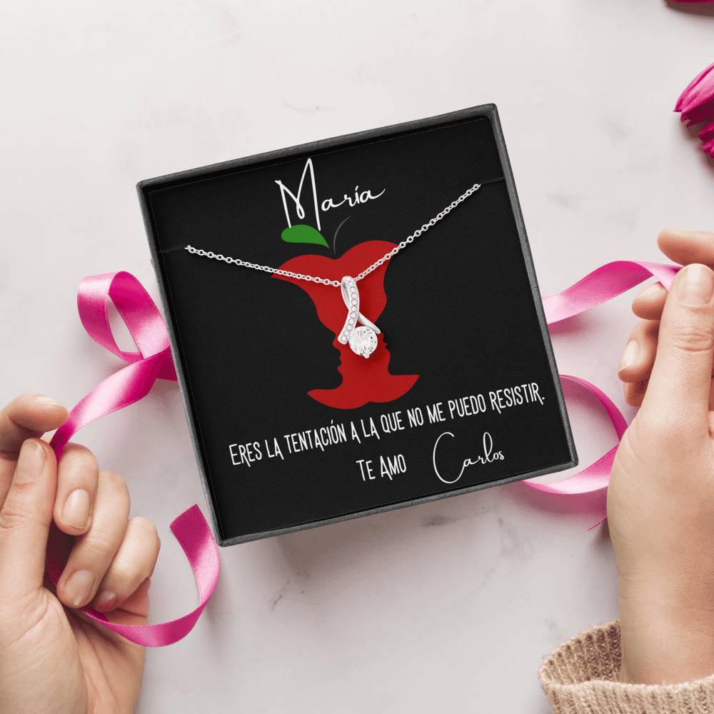 Regalo para la tentación de tu vida - Collar Alluring con caja de regalo y tarjeta personalizada. Jewelry/AlluringBeauty 