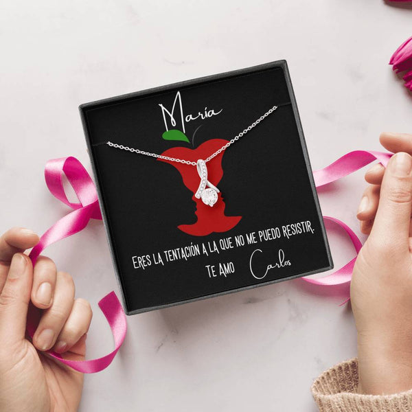 Regalo para la tentación de tu vida - Collar Alluring con caja de regalo y tarjeta personalizada. Jewelry/AlluringBeauty 