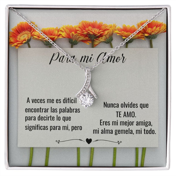 Regalo para tu Amor - Collar para regalar a tu esposa, novia, amante... - Collar Alluring Jewelry/AlluringBeauty Caja Estándar de Regalo Incluida 