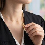 Regalo Sentimental para una Hija del corazón - Collar personalizado con nombre y birrete de Graduación para Hijastra Jewelry/NameNecklace 