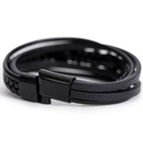 Regalo Significativo para Hijo que Lleva Tu Amor y Fe Siempre - Pulsera de Cruz para Hombre Jewelry 