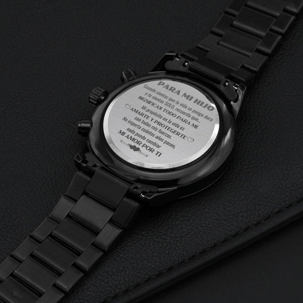 Reloj Cronógrafo Negro - Regalo para Hijo - Significas todo para mí Jewelry ShineOn Fulfillment 