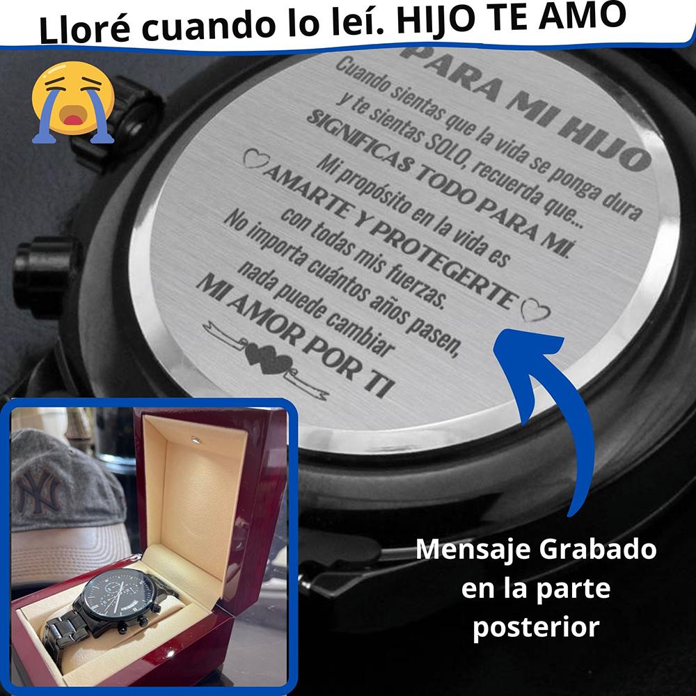 Reloj Cronógrafo Negro - Regalo para Hijo - Significas todo para mí Jewelry/Watch 