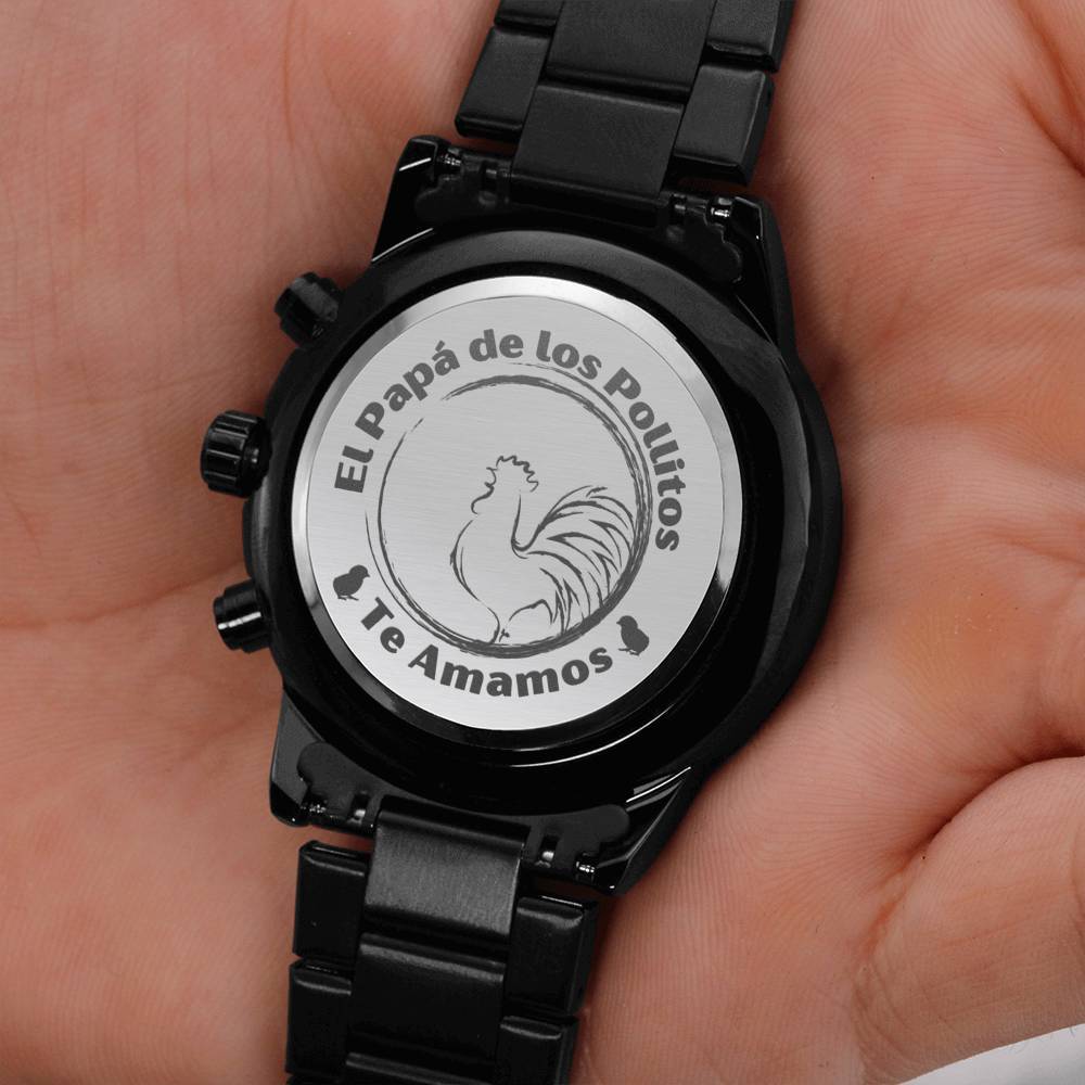 Reloj para papá - El papá de los pollitos - Reloj Acero Jewelry/Watch 
