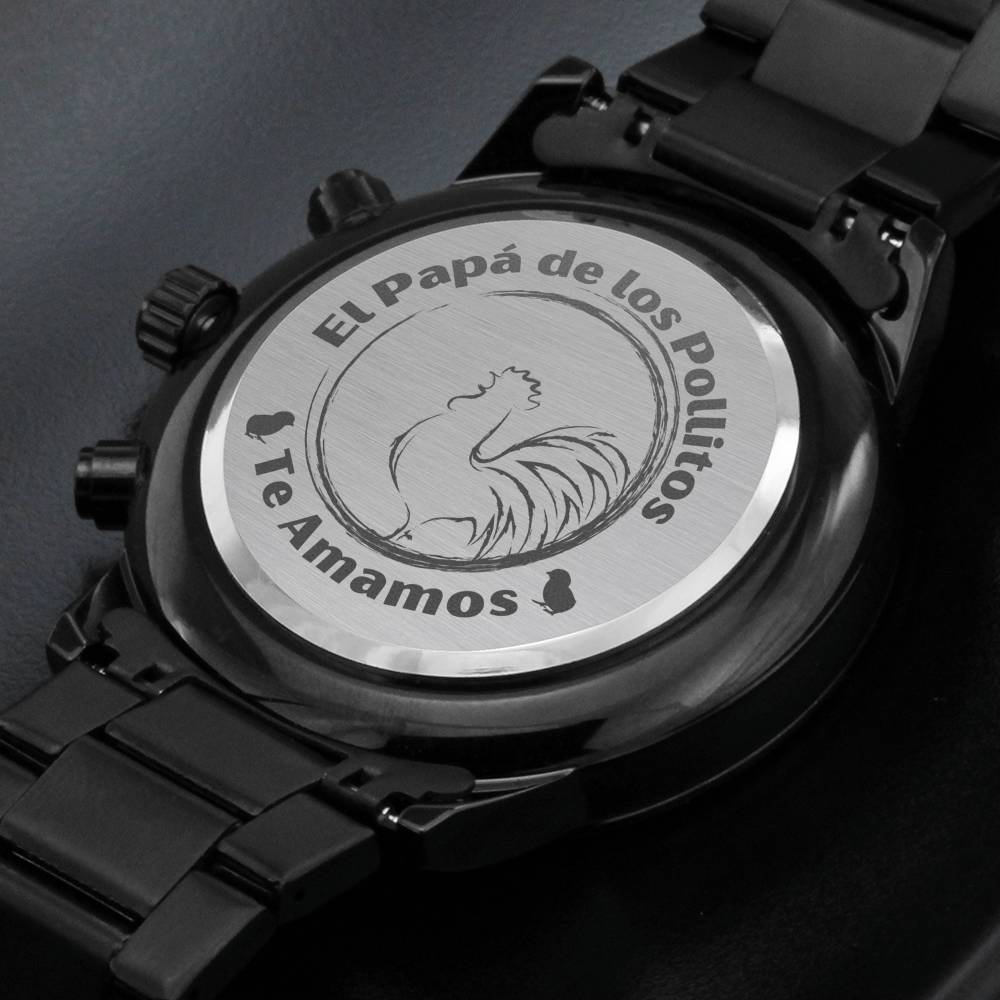 Reloj para papá - El papá de los pollitos - Reloj Acero Jewelry/Watch 