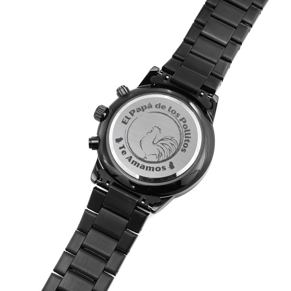 Reloj para papá - El papá de los pollitos - Reloj Acero Jewelry/Watch 