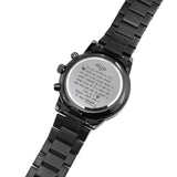 Reloj para Regalar al Hijo - Regalo de Mamá - Reloj cronógrafo Negro. Jewelry ShineOn Fulfillment 