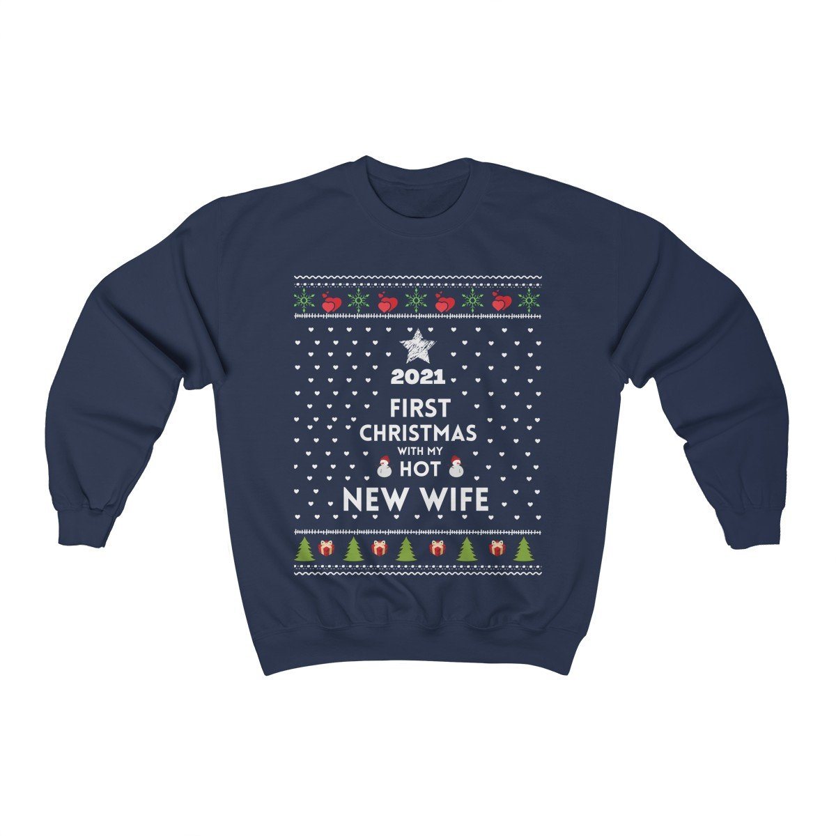 Sweater Navidad para Esposo Sweatshirt Navy S 