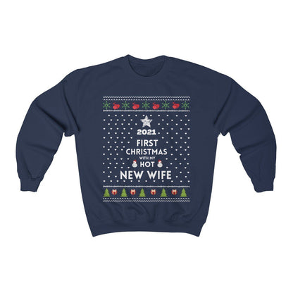 Sweater Navidad para Esposo Sweatshirt Navy S 