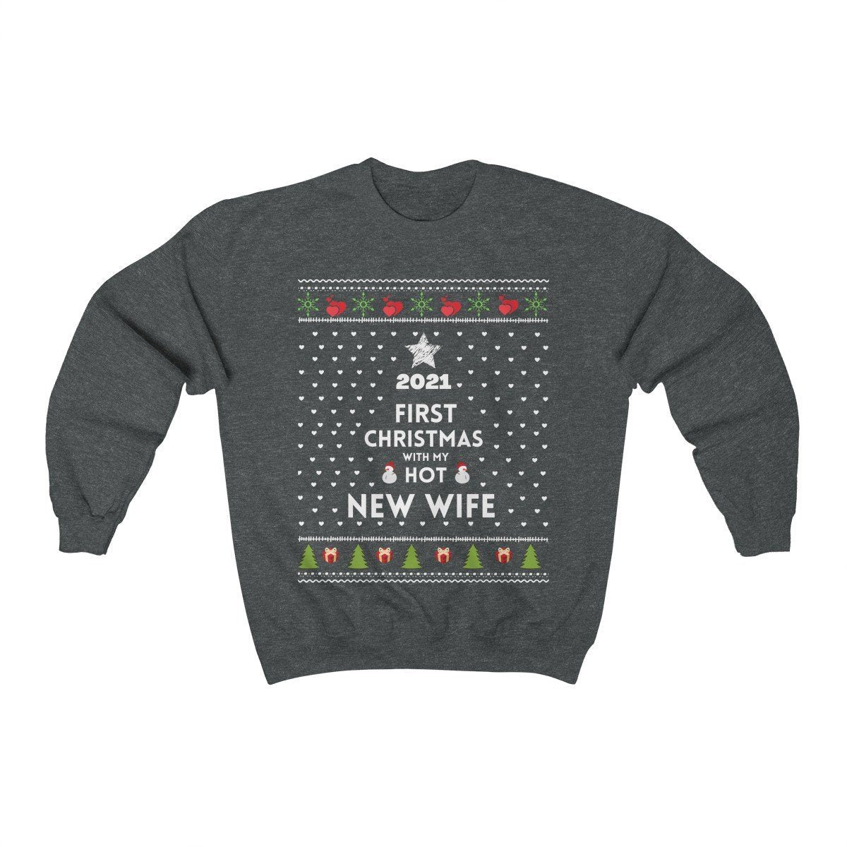 Sweater Navidad para Esposo Sweatshirt Gray S 